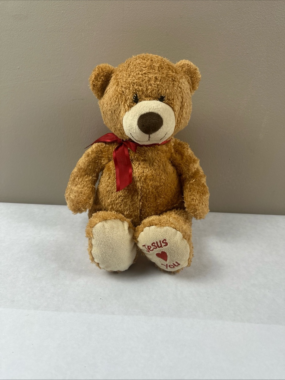 Family Christian Jesus Loves You Teddy Bear Plush- 15”